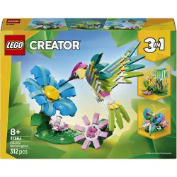 Juego de construcción Fauna Salvaje: Colibrí de Colores Creator - 31384