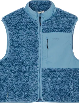 Polaire sans manches en sherpa - Lake Sherpa Vest W Faded Denim - Taille XS - Bleu - Element - FashionsVida