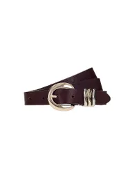 Cintura in pelle marrone 85