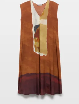 Vestido midi estampado - Woman Limited El Corte Inglés - FashionsVida