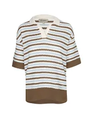 Poloshirt hellbraun M damen