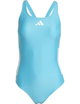 Streifen C-Back Damen Badeanzug, türkis 36