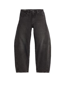 Jeans Balloon Fit BAGGY DAD BARREL negro 28/L32