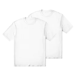 T-Shirt - 2-Pack Tee (2er-Pack) - S bis XXL - für Männer - Größe S - weiß - Männer - male