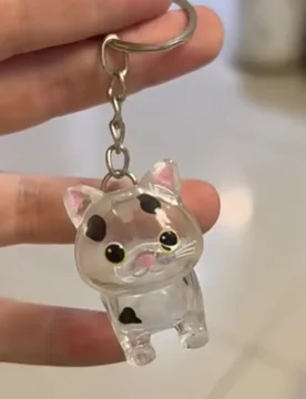 Transparent Acrylic Keychain Cat Hair Storage Capsule Animal Shaped Handmade Hamster Fur Storage Keychain Portable Stylish - Aliexpress - FashionsVida