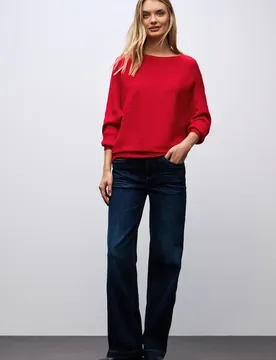 Dolman Pullover female Rot