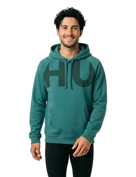 Hugo Felpa Con Cappuccio Nalf 1027218 Turquoise/Aqua XL