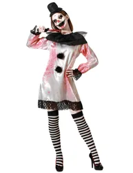 Mörderisches Pierrot Kostüm für Damen - female
