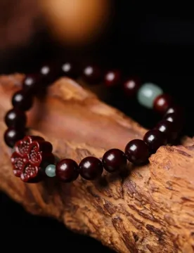 Authentic Indian small-leaf rosewood 0.8 single-loop original design accessory, unisex couple's gift bracelet - Aliexpress - FashionsVida