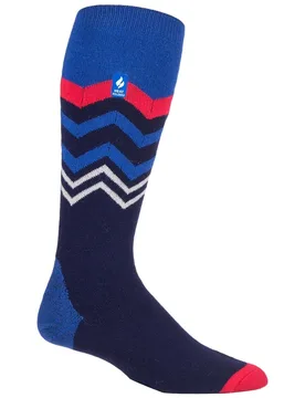 Mens Thin Warm Winter Knee High Thermal Ski Socks - - Size: L - Heat Holders - FashionsVida
