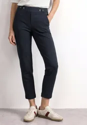 Slim Leg Hose im Loose Fit in Scubaqualität female Blau