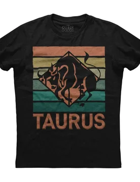 Vintage Design Taurus Zodiac Sign Birthday Gift T-Shirt. Summer Cotton O-Neck Short Sleeve Mens T Shirt New S-3XL - Aliexpress - FashionsVida