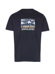 T-Shirt blau L herren