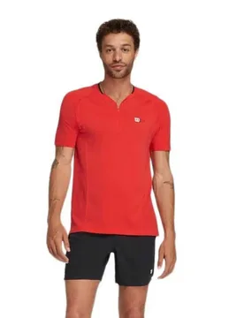 Series Seamless 2.0 Short Sleeve T-shirt Infrared S - Wilson - FashionsVida