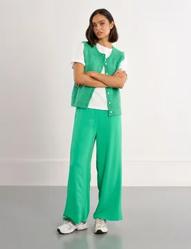 Pantalón de mujer largo perneras anchas - Lili Sidonio - FashionsVida