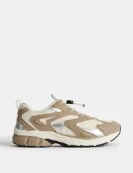 Kids' Toggle Trainers (4 Small - 7 Large) White Mix Female