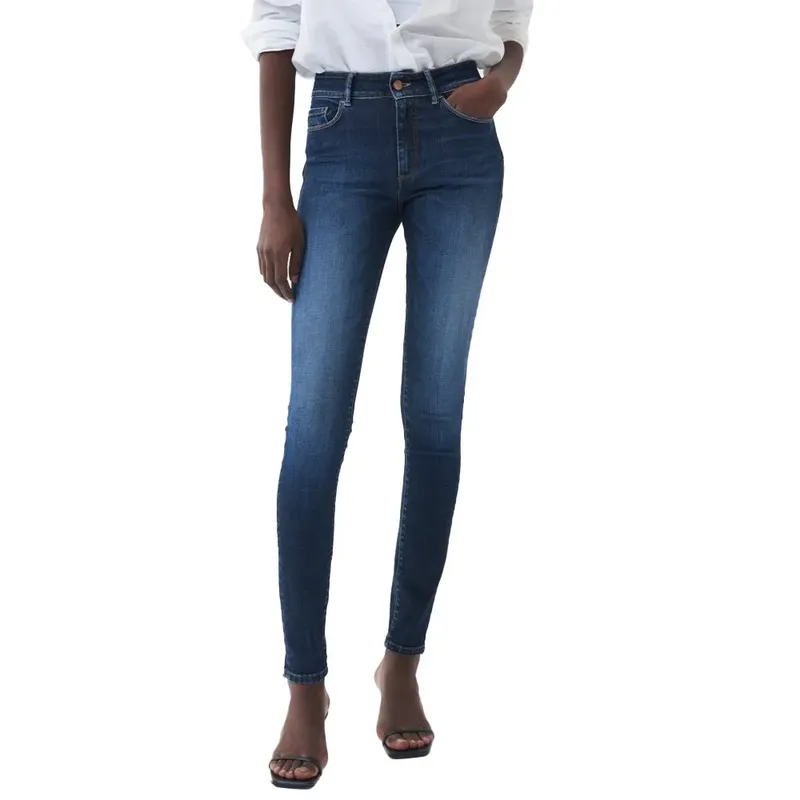 Jeans Taille Haute Push Up Destiny Skinny Blue 40