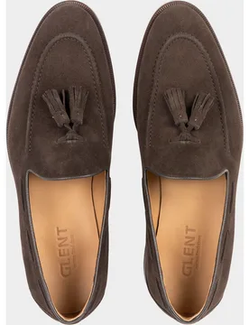 Mocasines de hombre de piel con borlas - Glent - FashionsVida