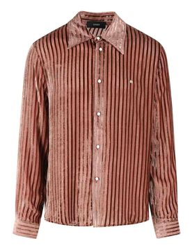 Camicia In Viscosa E Seta Pesca