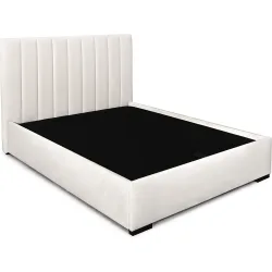 Cama doble tapizada con arcón abatible Montana