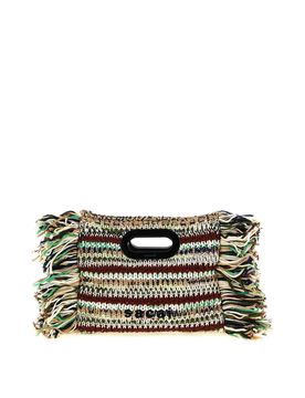 Borsa Shopping Piccola con Frange
