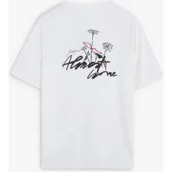 Camiseta de hombre de manga corta con print trasero