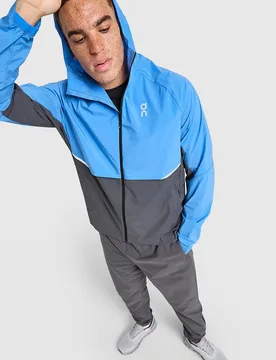 Mens Giacca Sportiva con Cappuccio Core - Blu, blu blu Uomo taglia S - ON Running - FashionsVida