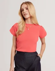 Ted Baker Knitted Top Coral female