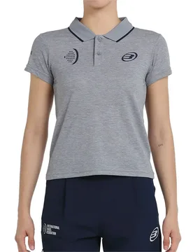Exilob Short Sleeve Polo Medium Gray Vigore XS - Bullpadel - FashionsVida