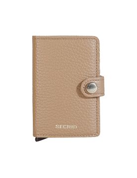 Geldbörse - Miniwallet Pebble cappuccino beige damen