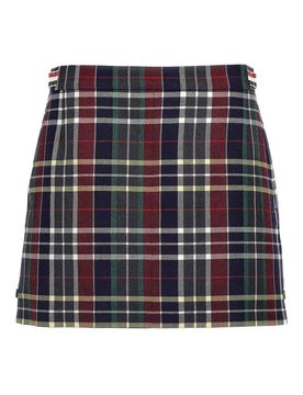Thom Browne Gonna in twill scozzese