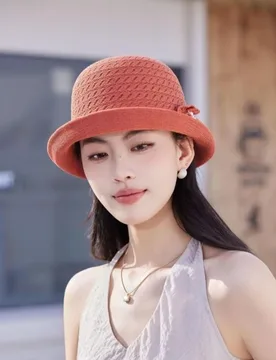 Artistic Round-Top Sun Hat Polyester Elegant Middle-aged Mother Hat Flowers Lightweight Bucket Hat Shopping Malls - Aliexpress - FashionsVida