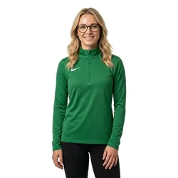 Maglietta A Manica Larga Con Mezza Cerniera Dry Element Green M