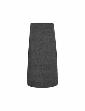 Midi falda MMBRYNDIS gris M