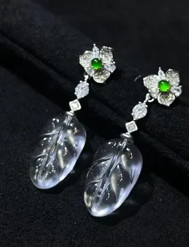 Guofeng new leaf earrings with antique Internet celebrities cos trendy fashion style versatile earrings - Aliexpress - FashionsVida
