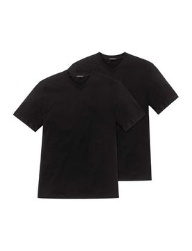 SCHIESSER Camiseta negro