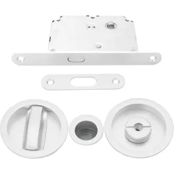 Kit Puertas Correderas Embutir Redondo 56 DIA;160 x 20 mm