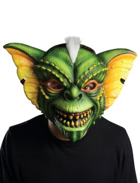 Gremlins Maske für Erwachsene Kostümaccessoire grün-gelb