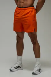 Herren Herren Active Perforierte 5-Zoll-Shorts Orange Größe XS