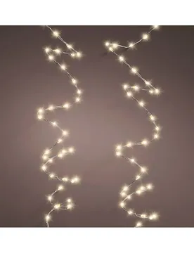 Guirlande Lumineuse 378 Led 6 M Silver One Size