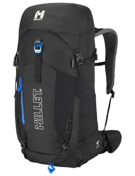 Sac à dos de randonnée - Ubic 30 E-Black en Matières Recyclées - Noir - Millet - FashionsVida