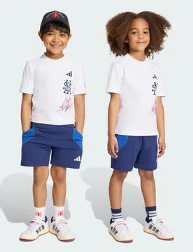 SET DI T-SHIRT MARVEL SPIDER-MAN 18-24M White / Dark Blue - Adidas - FashionsVida