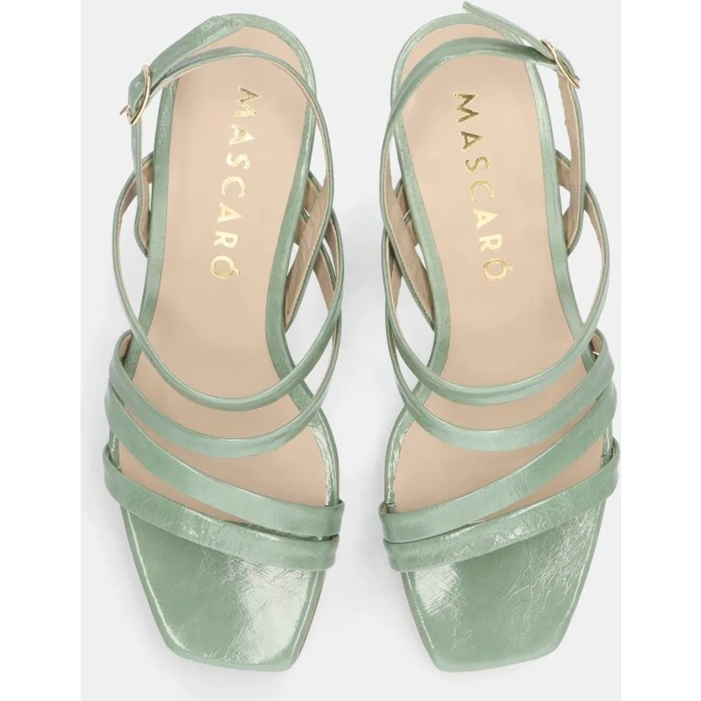 Sandalias de tacón Mandy de mujer en charol - Mascaró - FashionsVida