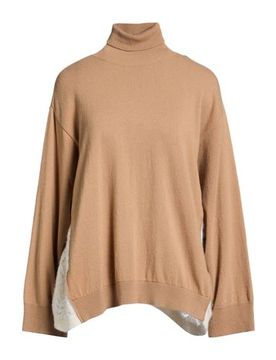 Cuello alto Mujer Camel M,XS Mujer