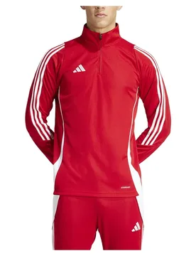 Sweat à Demi-zip Tiro24 Team Power Red 2 / White M - Adidas - FashionsVida