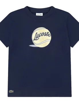 T-shirt à Manches Courtes 847586 Marine 6 Années Fille - Lacoste - FashionsVida