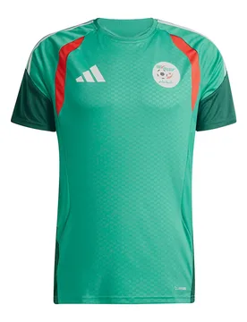 T-shirt à Manches Courtes Entraînement Algeria 26/27 Court Green S - Adidas - FashionsVida