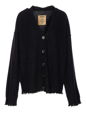 Uma Wang Nero su cardigan