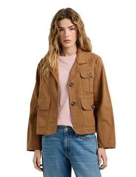 Pepe Jeans Giacca Kira Tan Brown S - Pepe jeans - FashionsVida