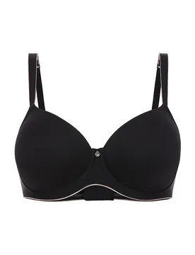 Sujetador spacer con aros Pure Feeling negro negro 80D - Felina Conturelle - FashionsVida